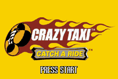 Crazy Taxi - Catch a Ride Title Screen